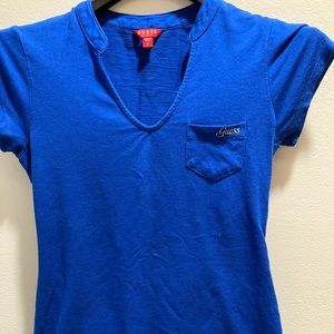 Guess 2 tops blue and orange small